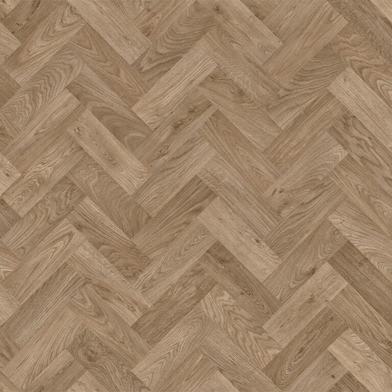 Polyflor Polysafe Wood Fx Pur 3392 Eton Oak Parquet Commercial Flooring