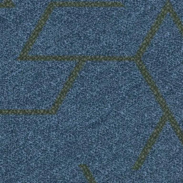 Forbo Flotex Triad Planks 131002 Blue Commercial Flooring