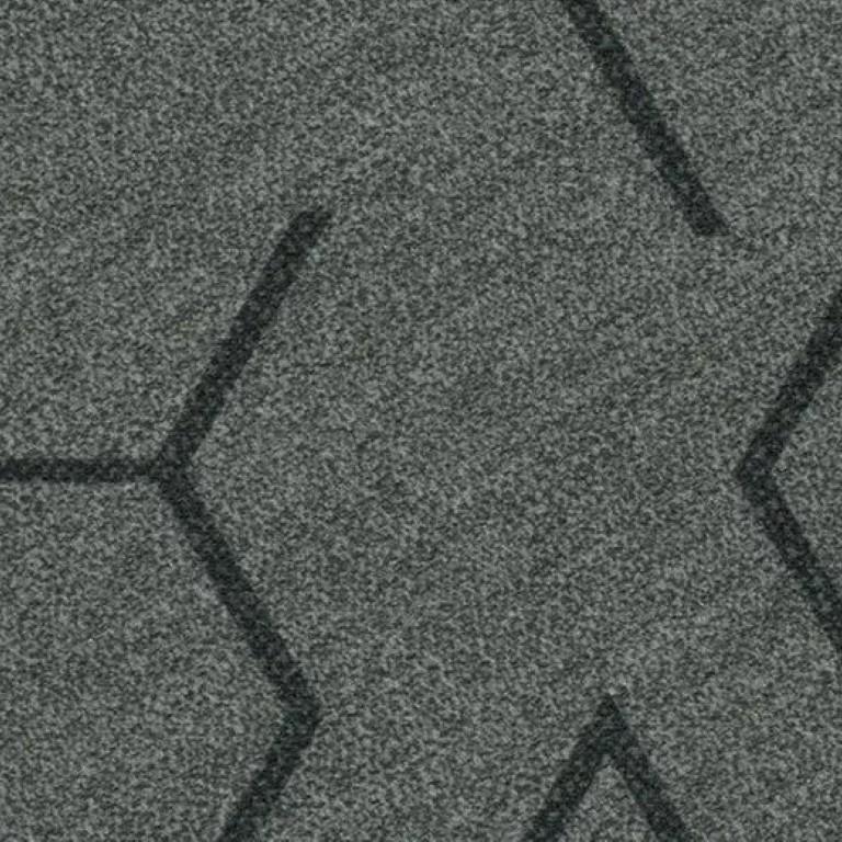Forbo Flotex Triad Planks 131007 Steel Commercial Flooring