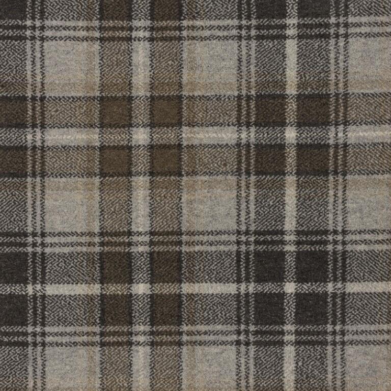 Brintons Purely Natural Plaids 2/50414 Rhona Pebble Carpet