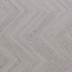 Aspen Herringbone Silver Oak Grey Laminate Flooring