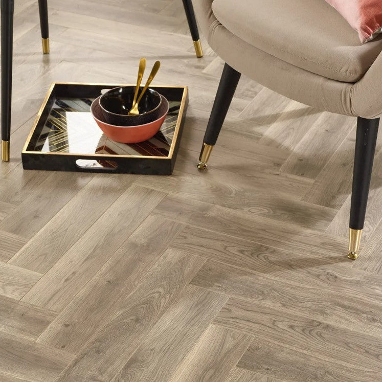 Evolve BLOCKS Herringbone Oslo SD028 12mm Laminate Flooring