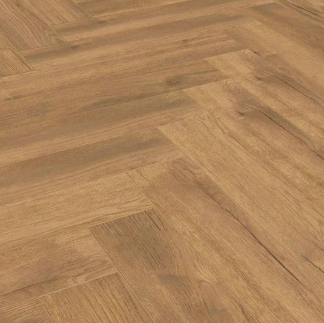 Bonetto Herringbone Heraldic Oak 8mm Laminate Flooring