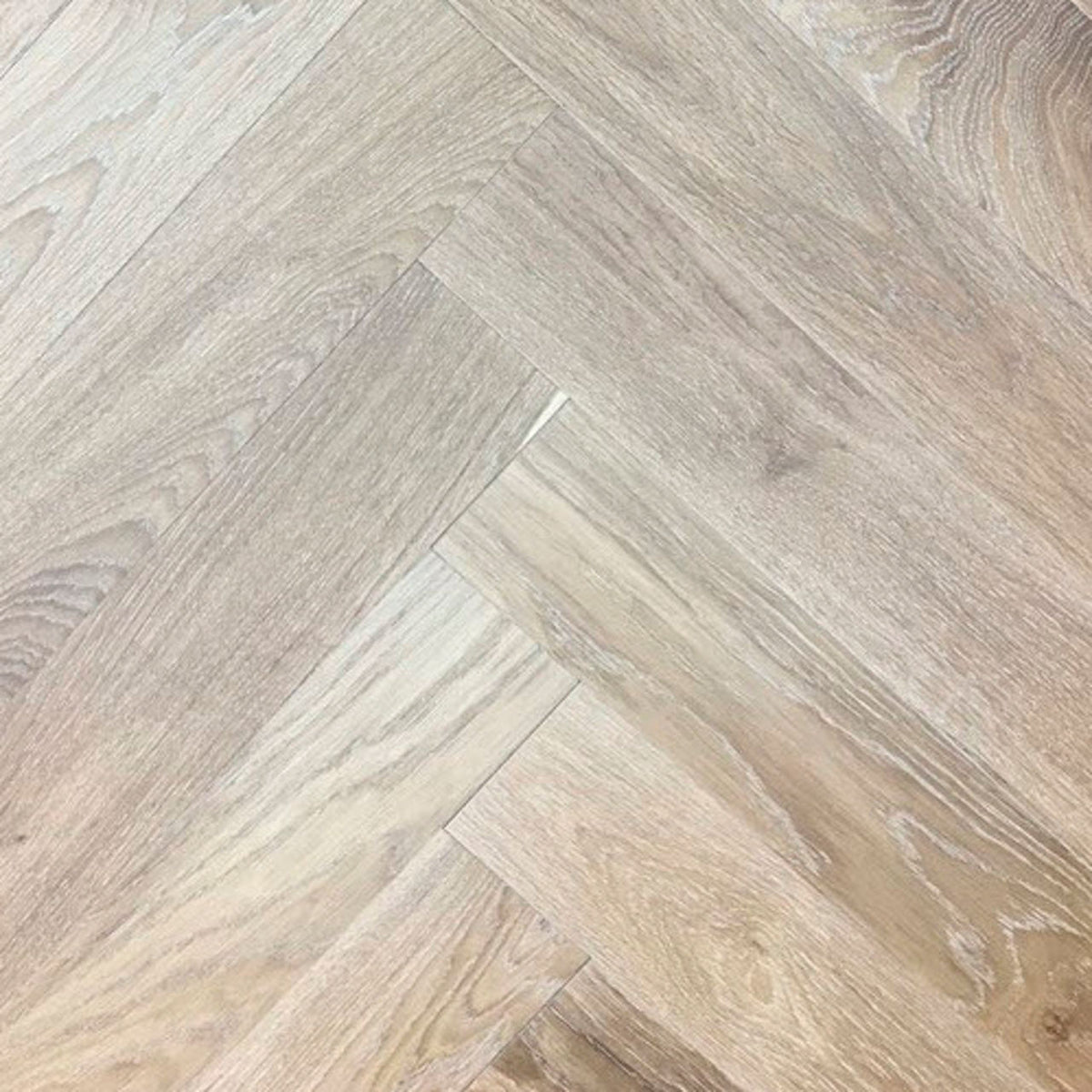 Elka Oak Glue 14mm Real Herringbone Light Smoked ELKA14HBLSOAK Engineered Wood Flooring