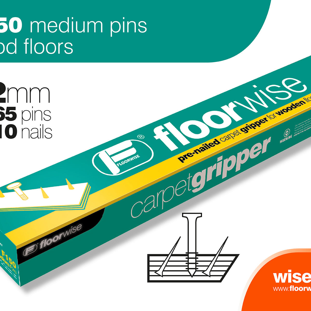 Floorwise Premium F150 Wood Gripper - Box 152m