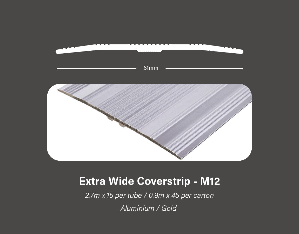 Gripperrods Metals 2.7 Full Tubes M12.a Ali Extra Wide Coverstrip