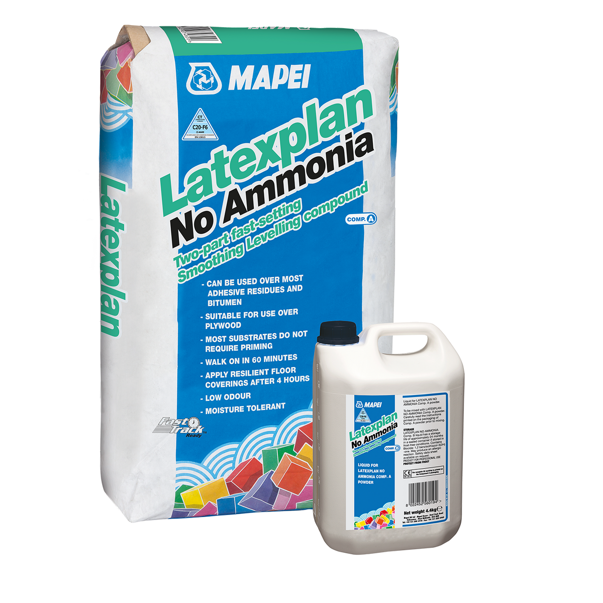 Mapei Screeds Latexplan No Ammonia 4.4kg (bottle)