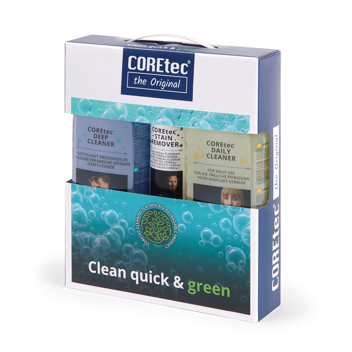 Coretec Maintenance Kit Daily, Deep Clean & Stain Remover