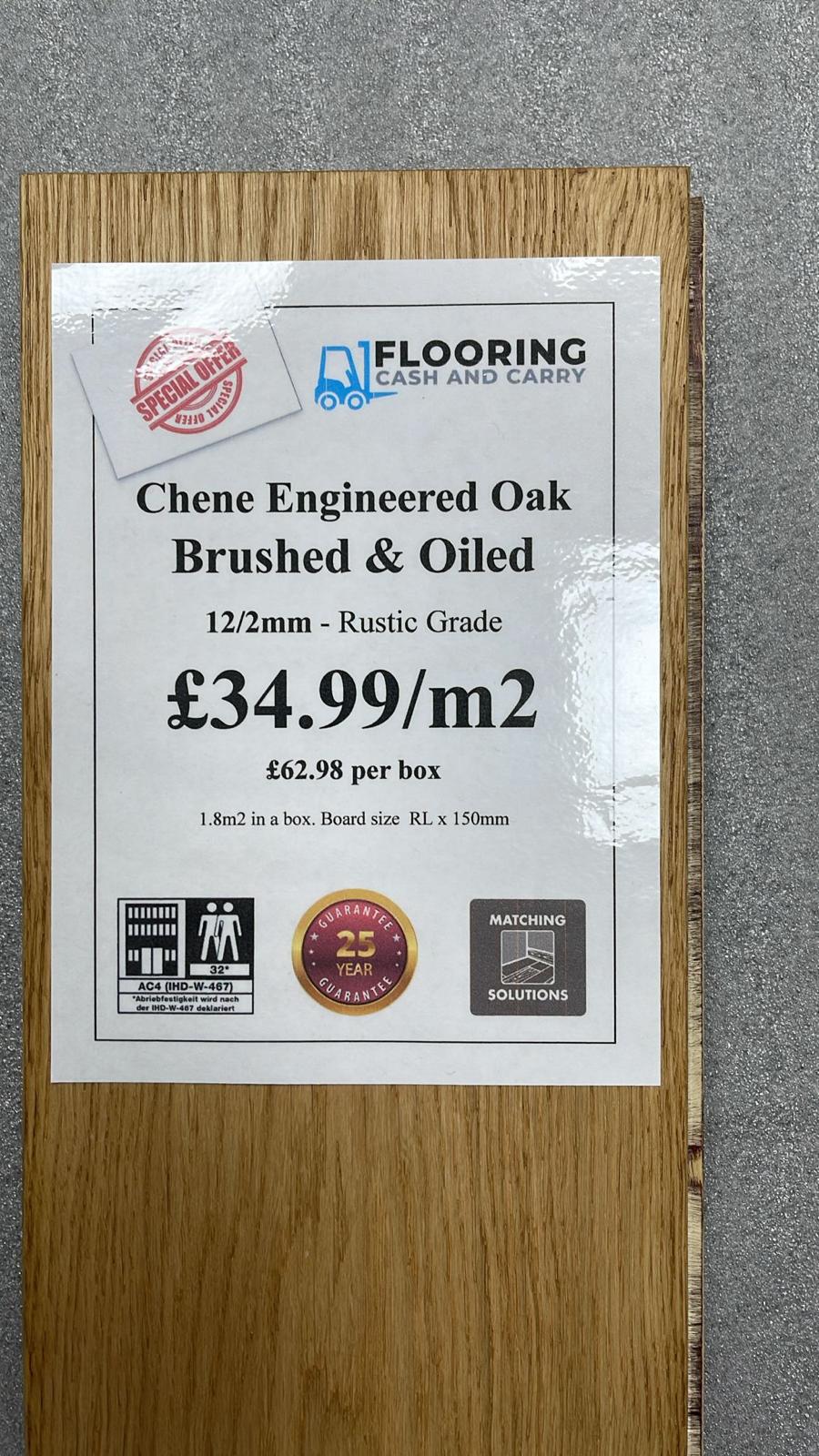 Chene Enginereed Oak Brushed & Oiled