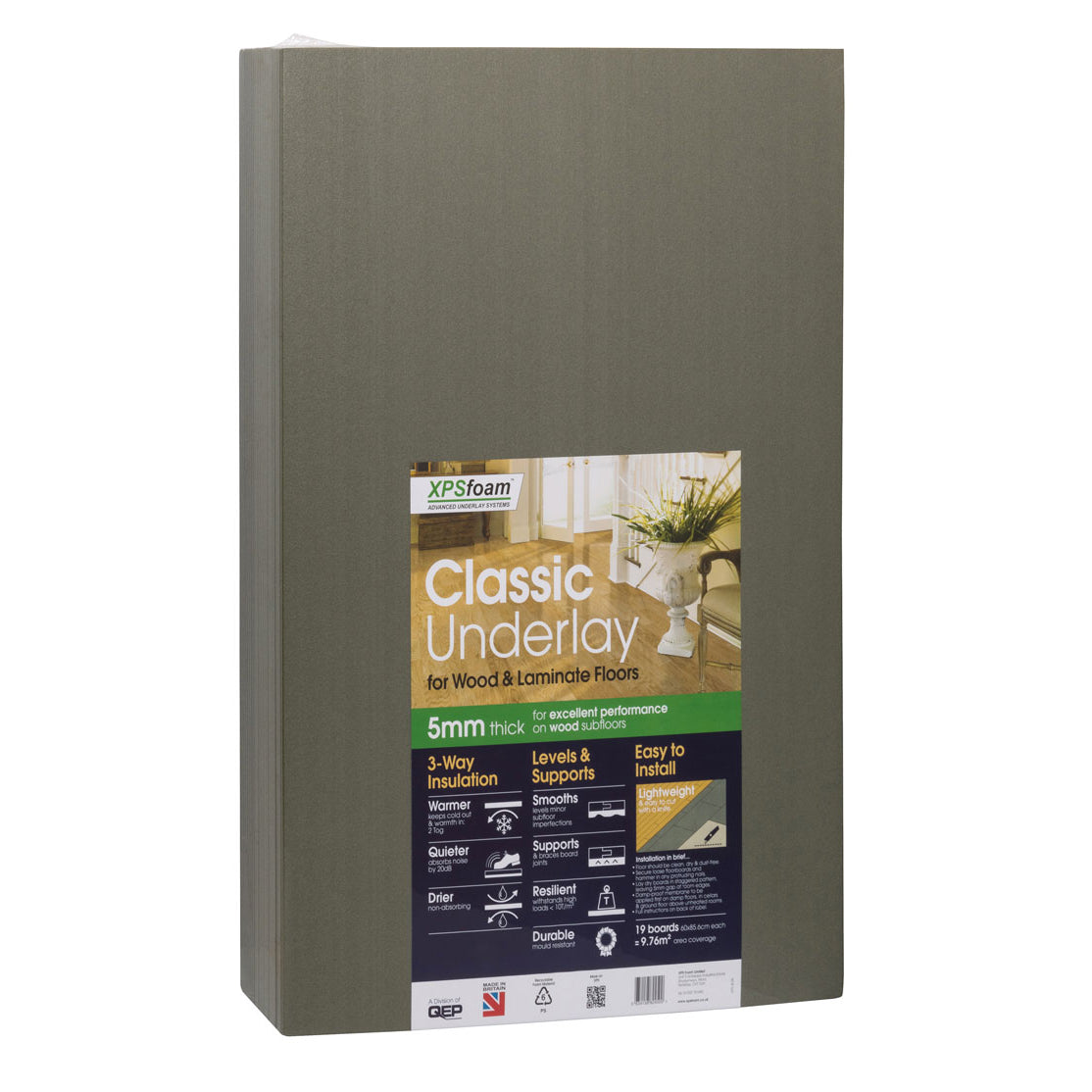 XPS Underlay Boards 5mm