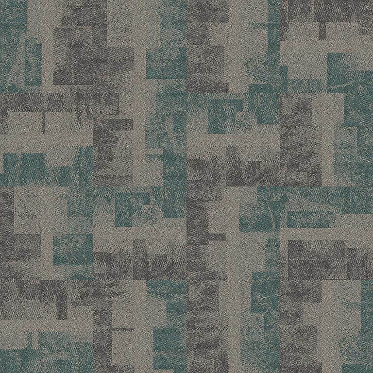 Interface Open Air 404 Transition 9706001 Nickel/teal Carpet Tiles