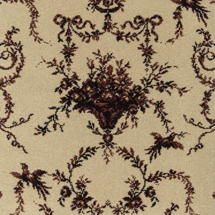 Brintons Classic Florals Nouveau 1/50365 Toile Empire Red Carpet