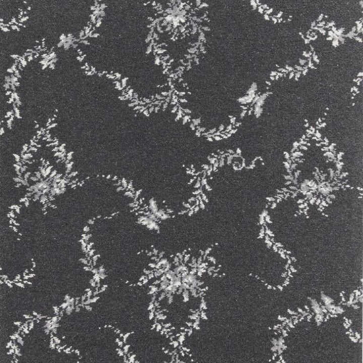 Brintons Classic Florals Nouveau 10/50363 Toile Papillon Grey Carpet