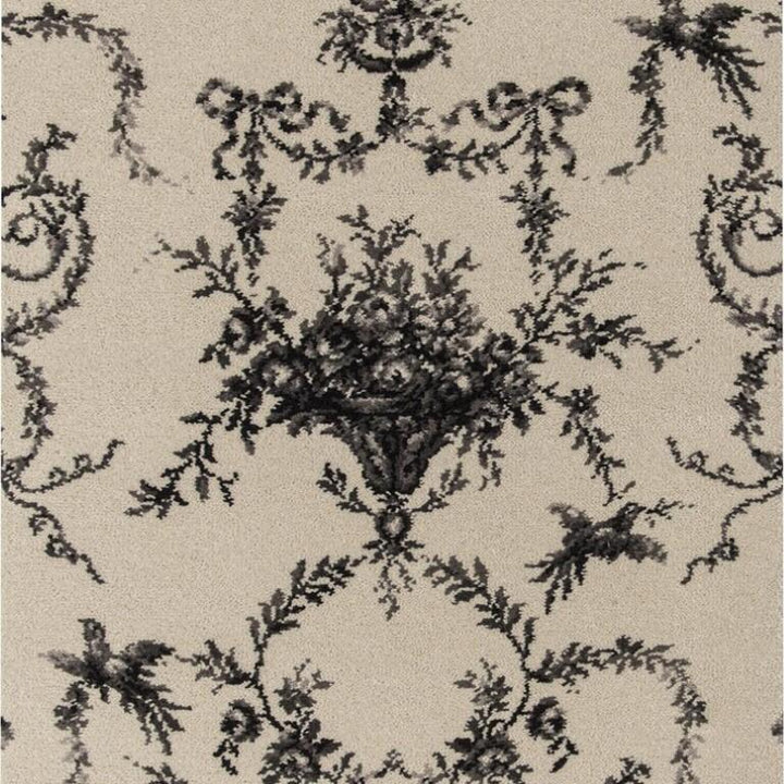 Brintons Classic Florals Nouveau 10/50365 Toile Empire Silver Carpet