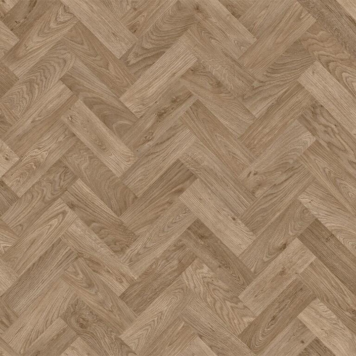 Polyflor Polysafe Wood Fx Pur 3392 Eton Oak Parquet Commercial Flooring