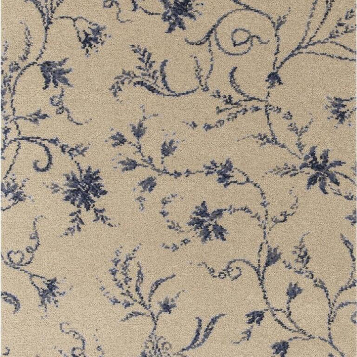 Brintons Classic Florals Nouveau 13/50366 Parterre Chalk Blue Carpet