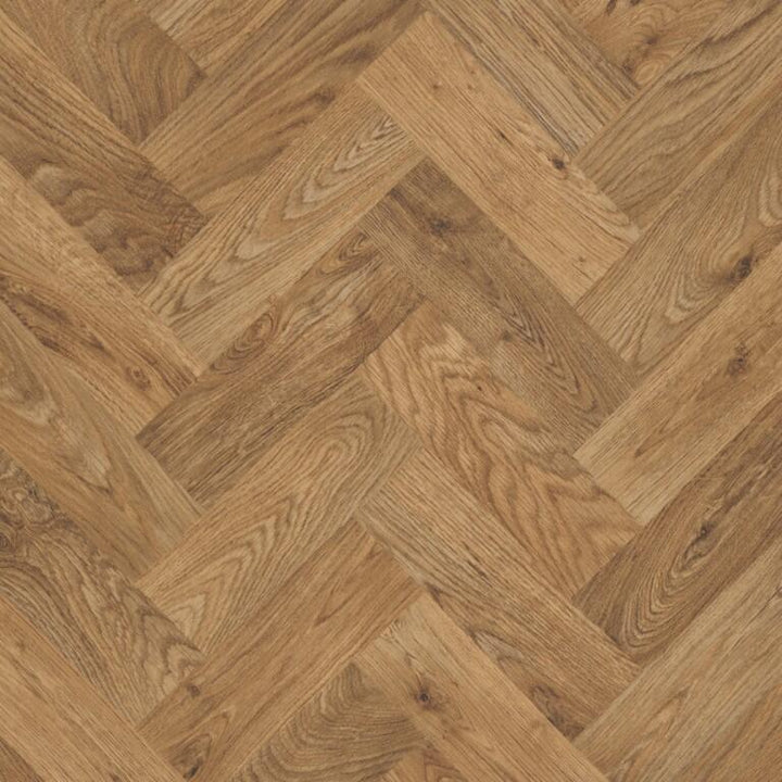 Polyflor Designatex Pur 2137 English Oak Parquet Vinyl Flooring