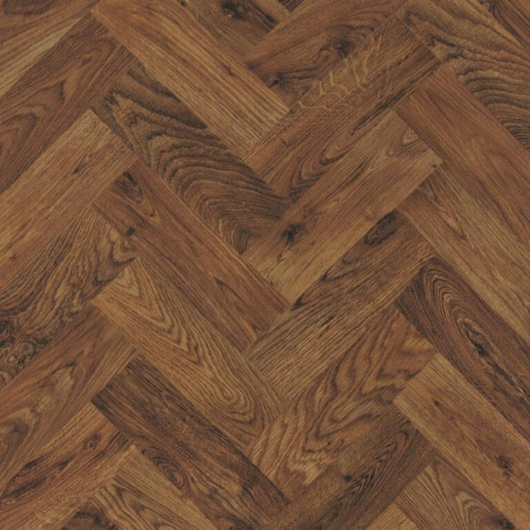 Polyflor Designatex Pur 2138 Rich Oak Parquet Vinyl Flooring