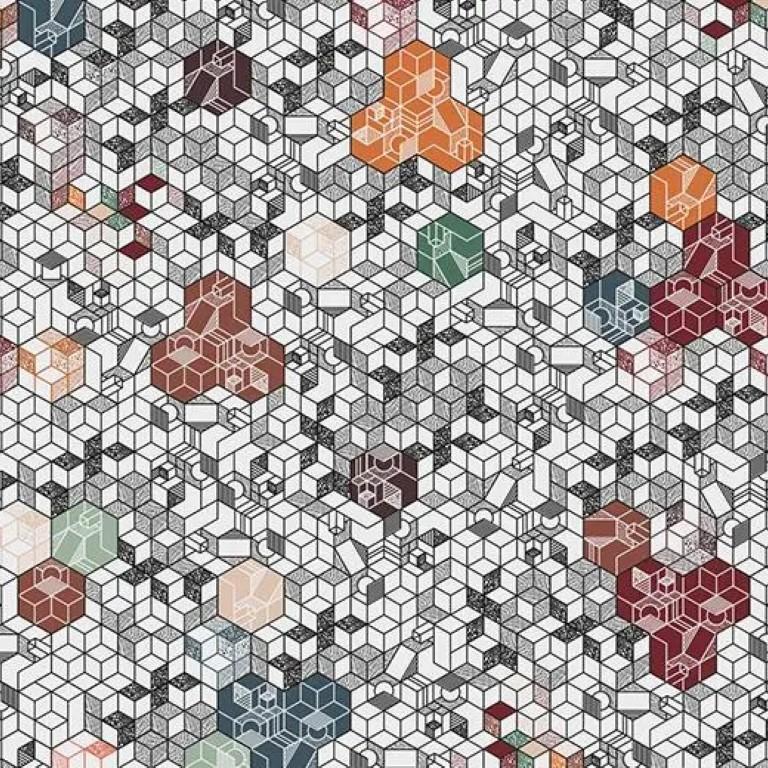 Forbo Sarlon 15 Db Colour 9309t4315 Dark Kubik Commercial Flooring