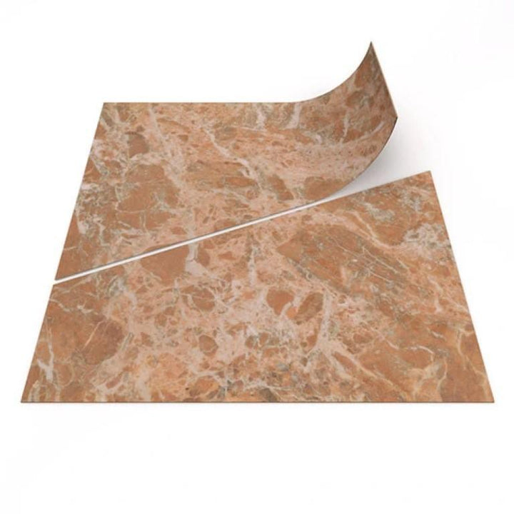Forbo Allura Dryback Material 2.5mm 63788dr7 Peach Marble Trapezoid Luxury Vinyl Flooring
