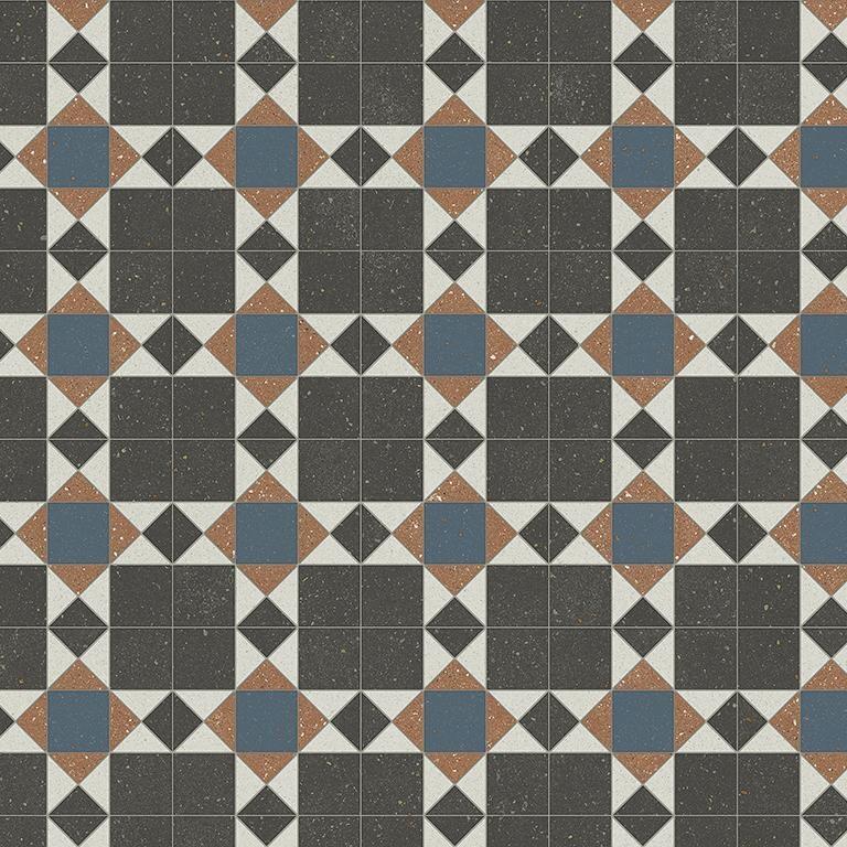 Polyflor Architex Pur 3414 Parlour Tile Vinyl Flooring