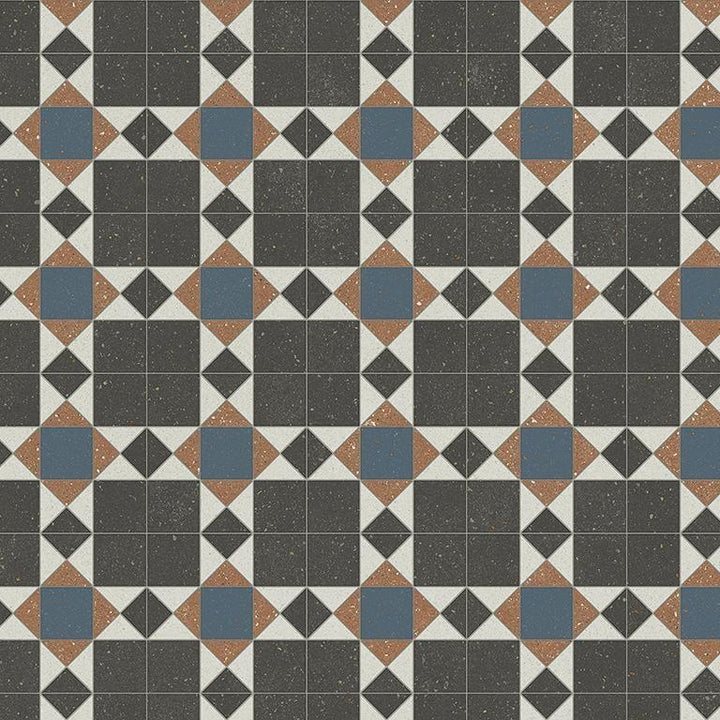 Polyflor Architex Pur 3414 Parlour Tile Vinyl Flooring