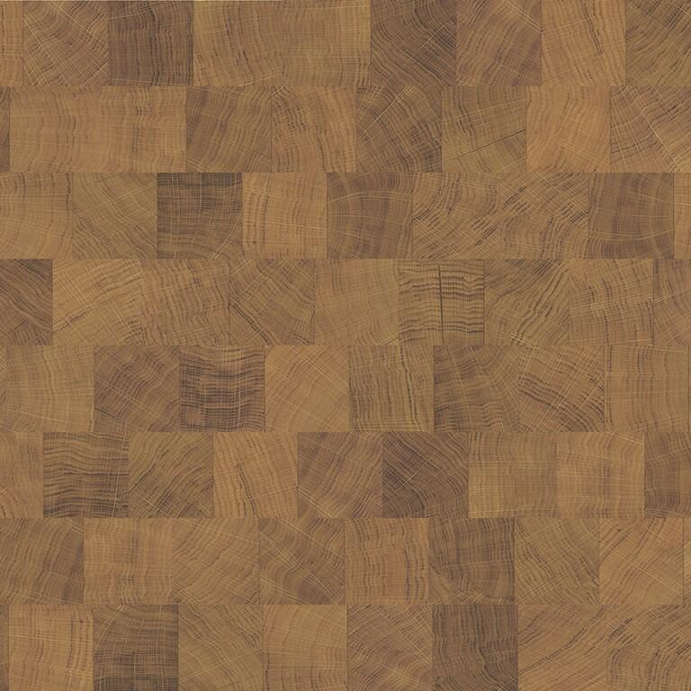 Polyflor Expona Commercial Wood Pur 4109 Endgrain Woodblock Luxury Vinyl Flooring