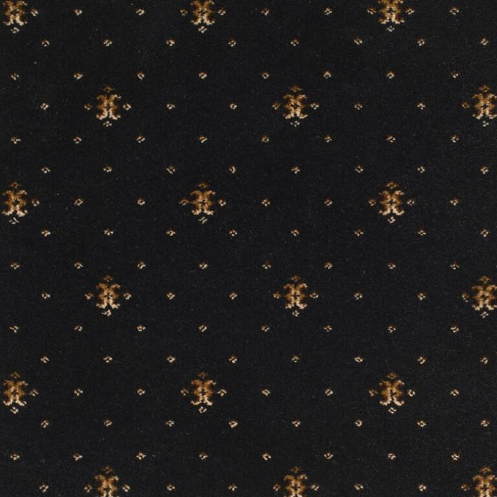 Brintons Royal Marquis Collection 9/50347 Coronet Intense Black Carpet