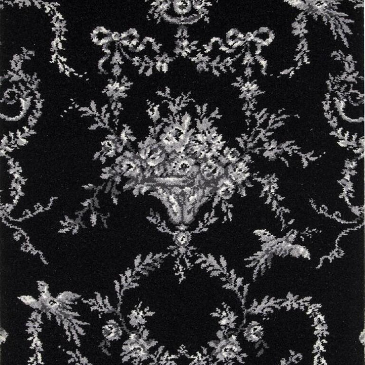 Brintons Classic Florals Nouveau 9/50365 Toile Empire Noir Carpet