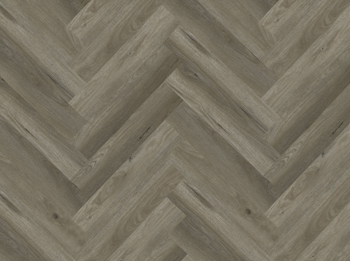 Alva Herringbone French Grey Luxury Vinyl Flooring