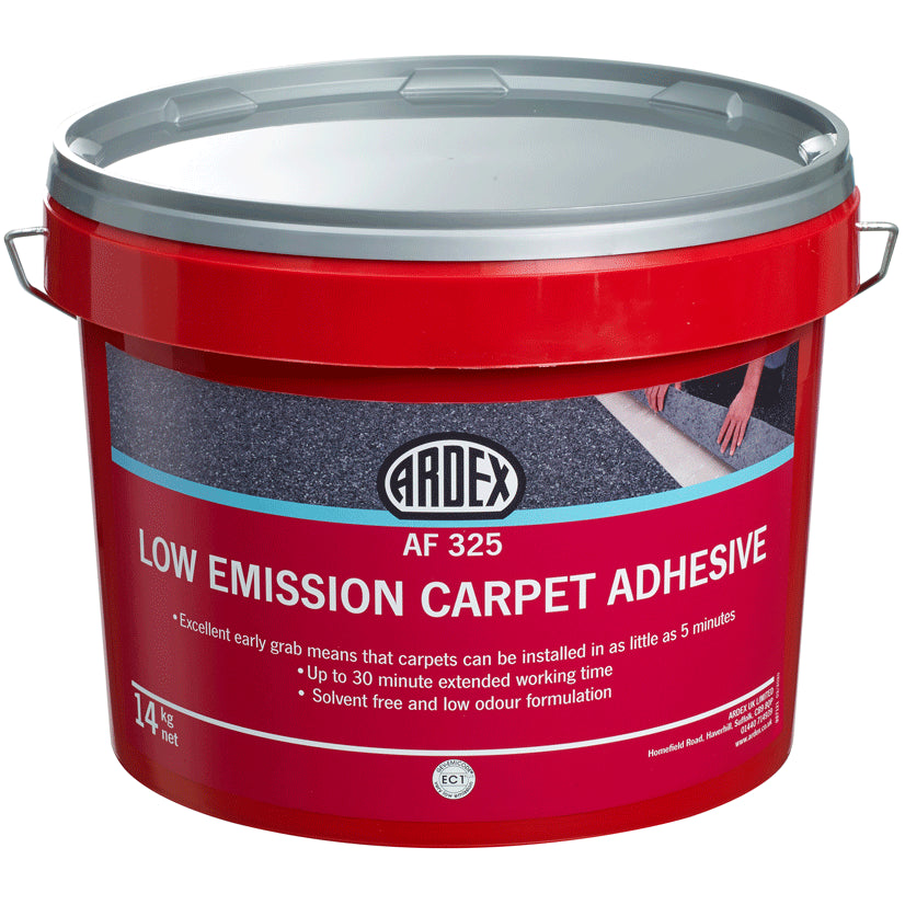 Ardex Adhesives AF325 Carpet Adhesive 14kg Coverag
