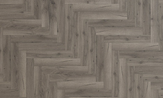 Aspen Herringbone Dark Grey Oak