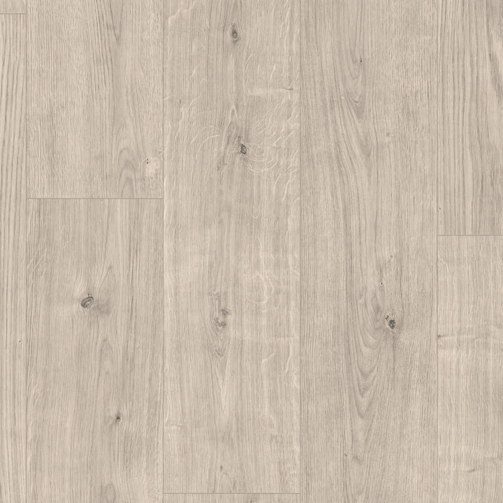 A close up of Hydro Lock Atlantic Pearl Oak 8mm Laminate Flooring