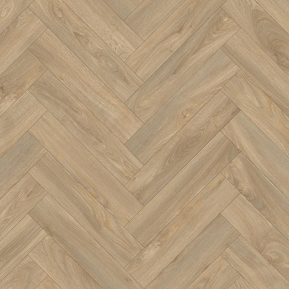 Zeus Vinyl Blond Herringbone Vinyl Flooring