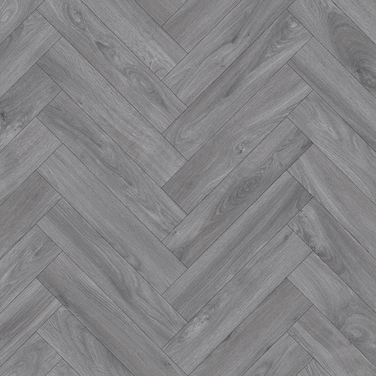 Zeus Vinyl Ash Herringbone Vinyl Flooring