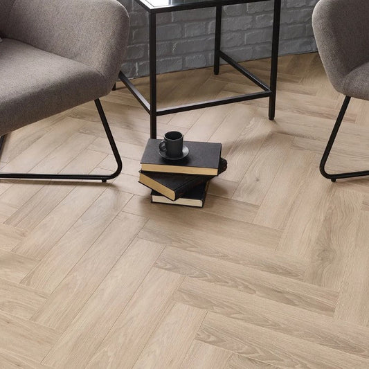 Evolve BLOCKS Herringbone Malmo SD081 12mm Laminate Flooring