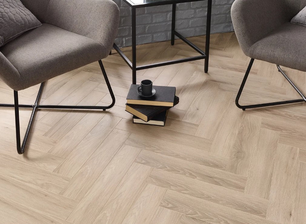 Evolve BLOCKS Herringbone Malmo SD081 12mm Laminate Flooring