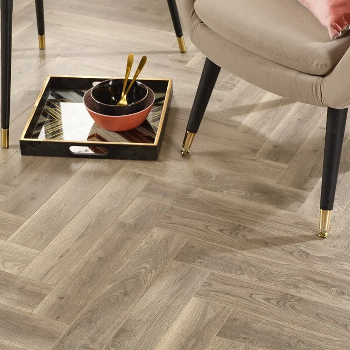 Evolve BLOCKS Herringbone Oslo SD028 12mm Laminate Flooring