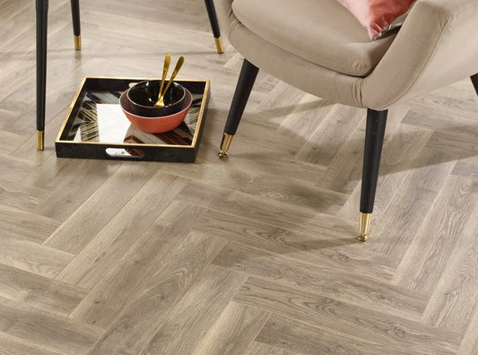 Evolve BLOCKS Herringbone Oslo SD028 12mm Laminate Flooring