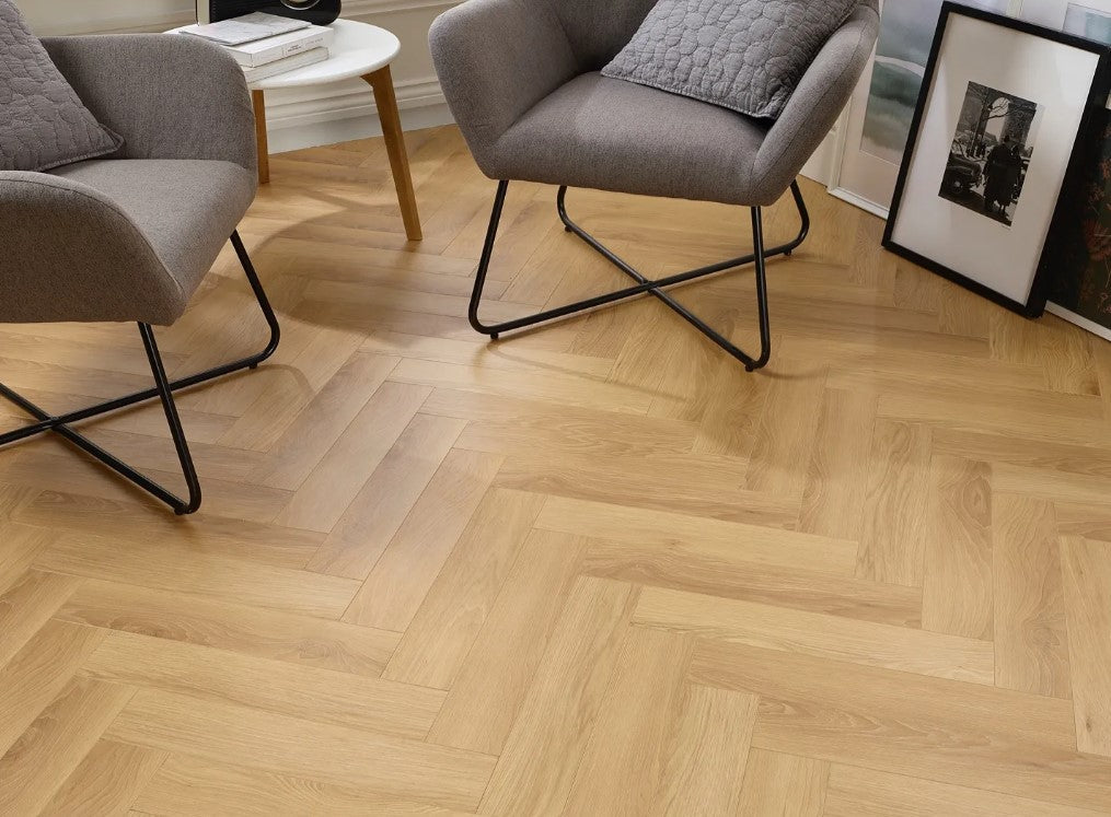 Evolve BLOCKS Herringbone Stockholm SD083 12mm Laminate Flooring