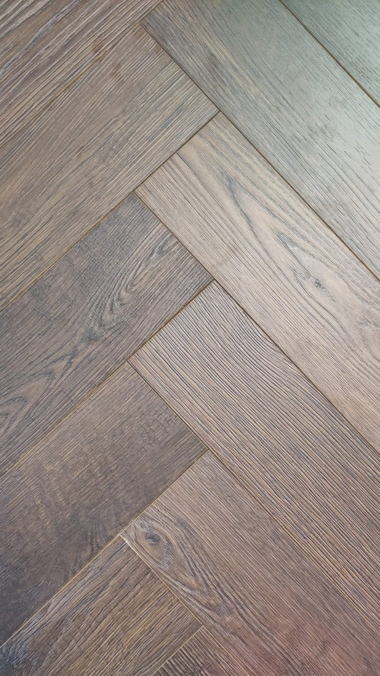 Evolve BLOCKS Herringbone Visby 24095-17 12mm Laminate Flooring