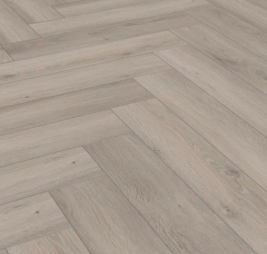 Bonetto Herringbone Silver Oak Laminate Flooring