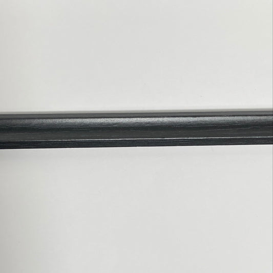 Black flooring trim skirting board