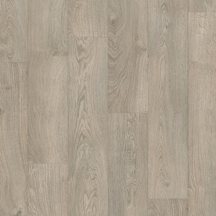A close-up of Quickstep CLASSIC OLD OAK LIGHT GREY CLM1405 8mm Laminate Flooring