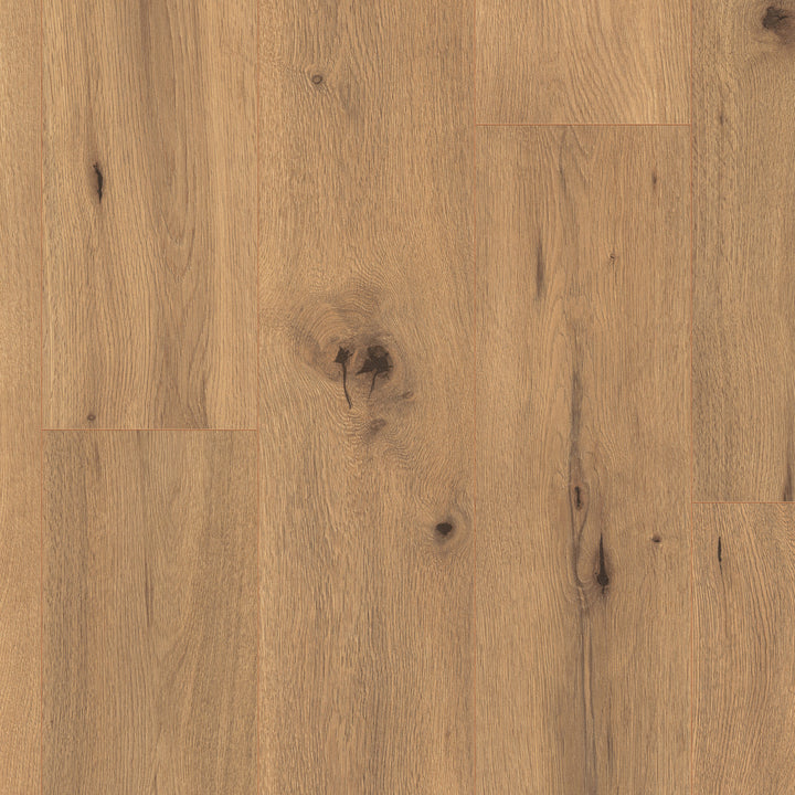 A close up of Hydro Lock Daintree Carriage Oak 7mm Laminate Flooring