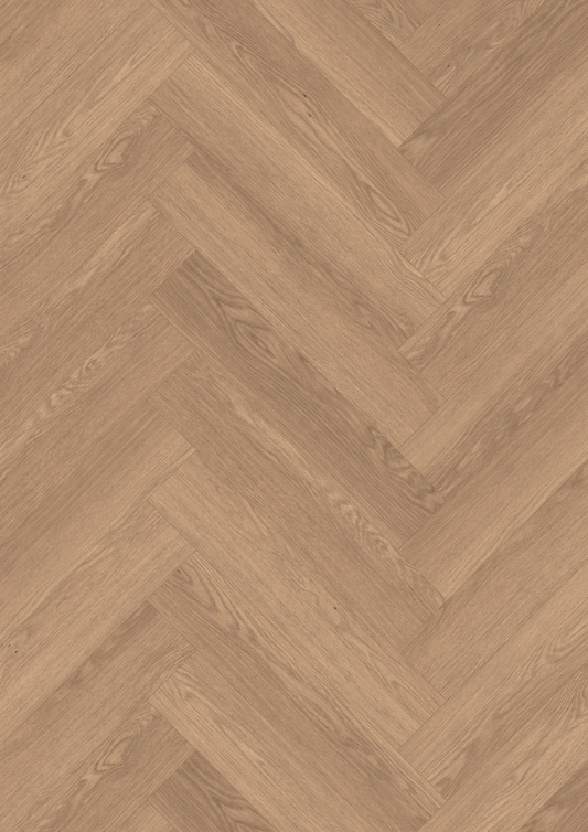 Egger Naturesense Herringbone Brown Baronia Oak EL2134 8mm Laminate Flooring