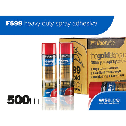 Floorwise F599 Heavy Duty Spray Adhesive 500ml can