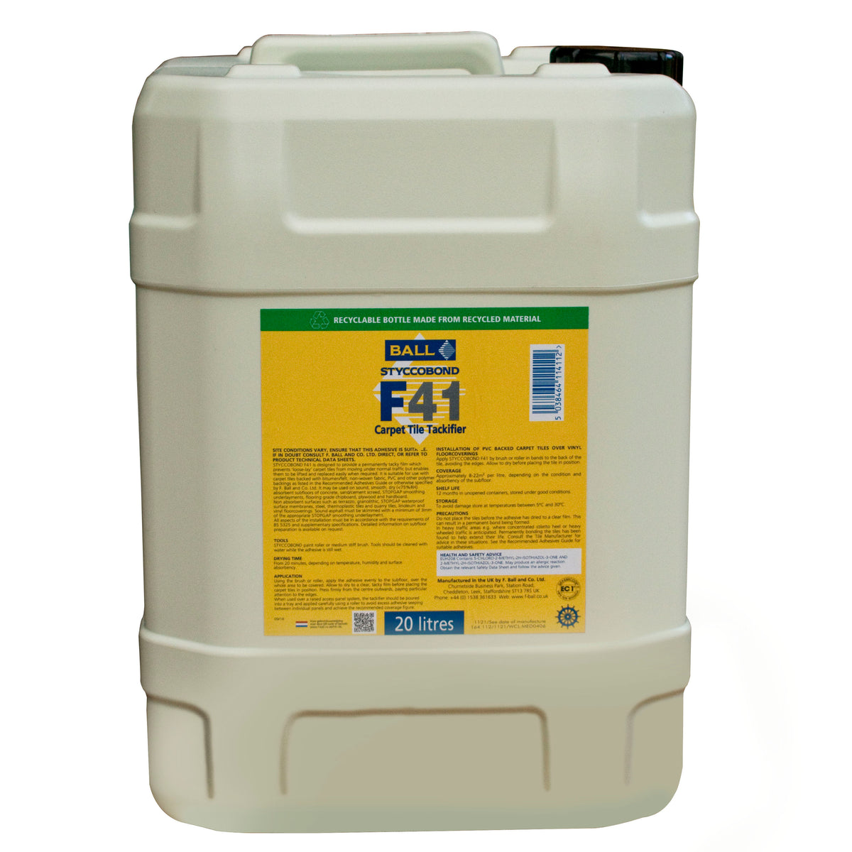 F Ball Adhesives F41 20lt