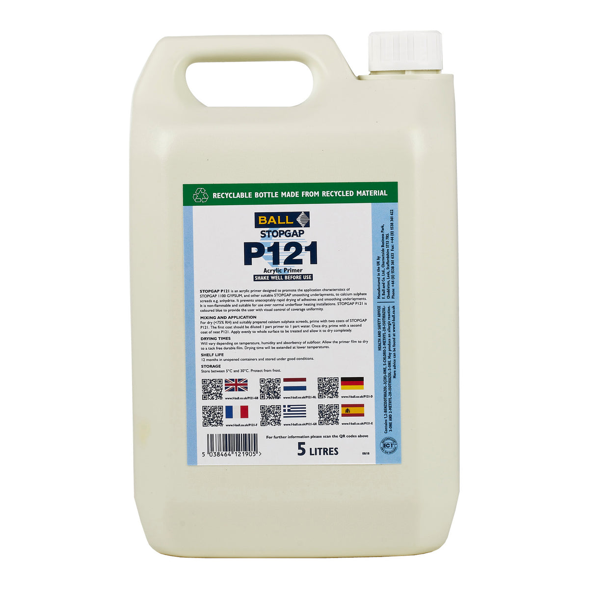 F Ball Primers P121 Primer 5lt