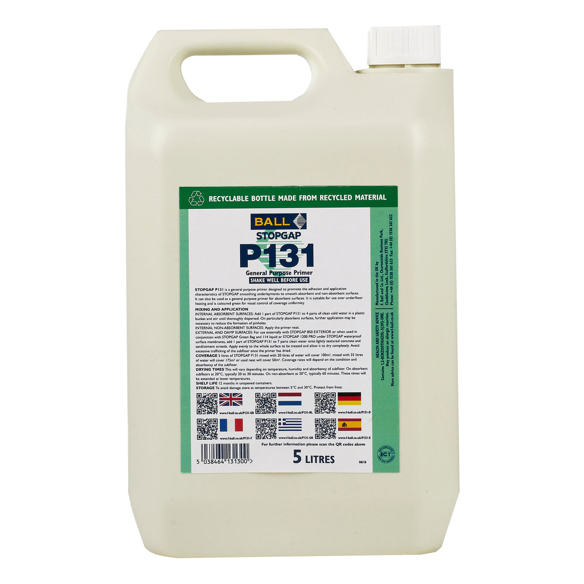 F Ball Primers P131 Primer 5lt